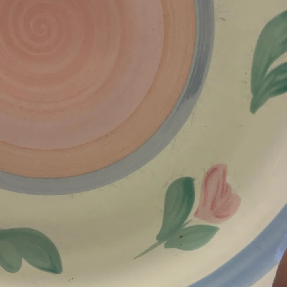 International Tableworks‎ Capri 9123 Stoneware Dinner Plates 4 Japan Floral
